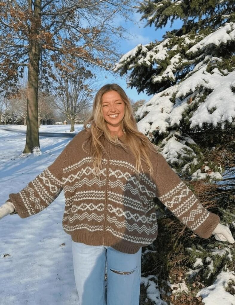 Zip-Up Sweater Style