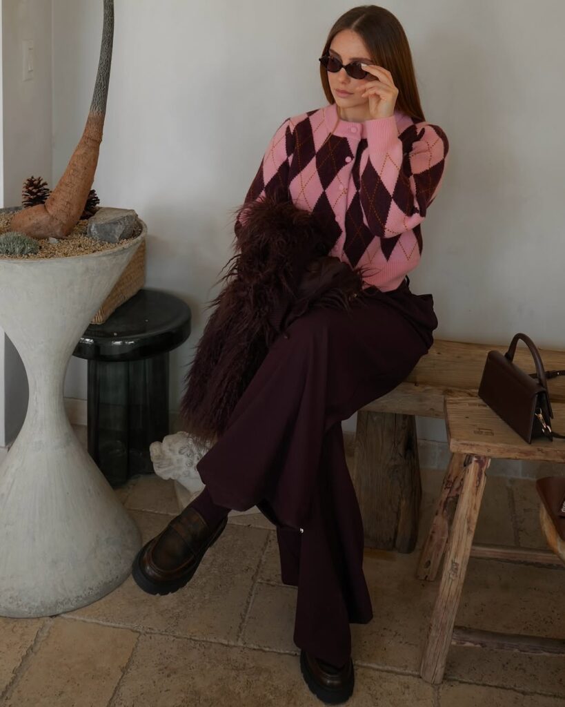 Playful Pink Cardigan