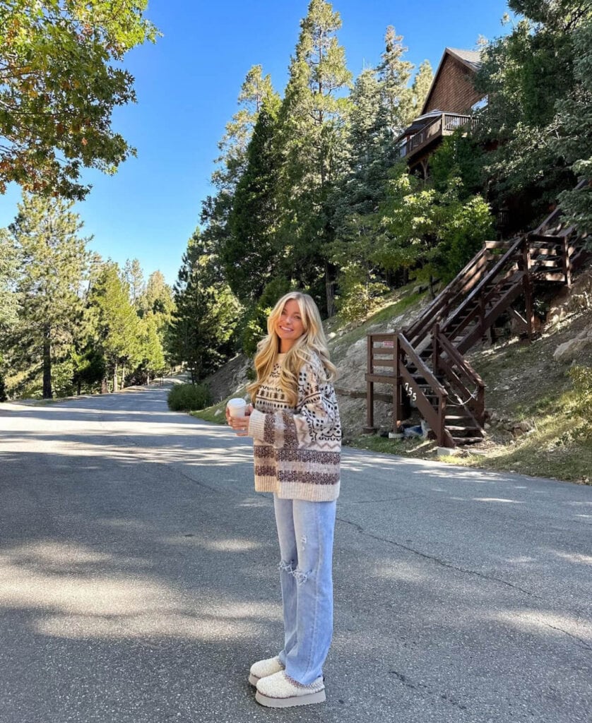 Sweater And Baggy Jeans