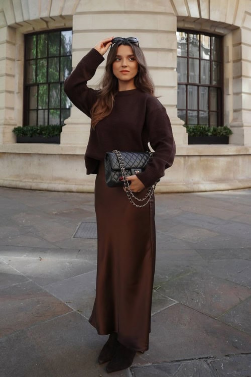 Combining Chunky Sweaters with Tailored Pieces