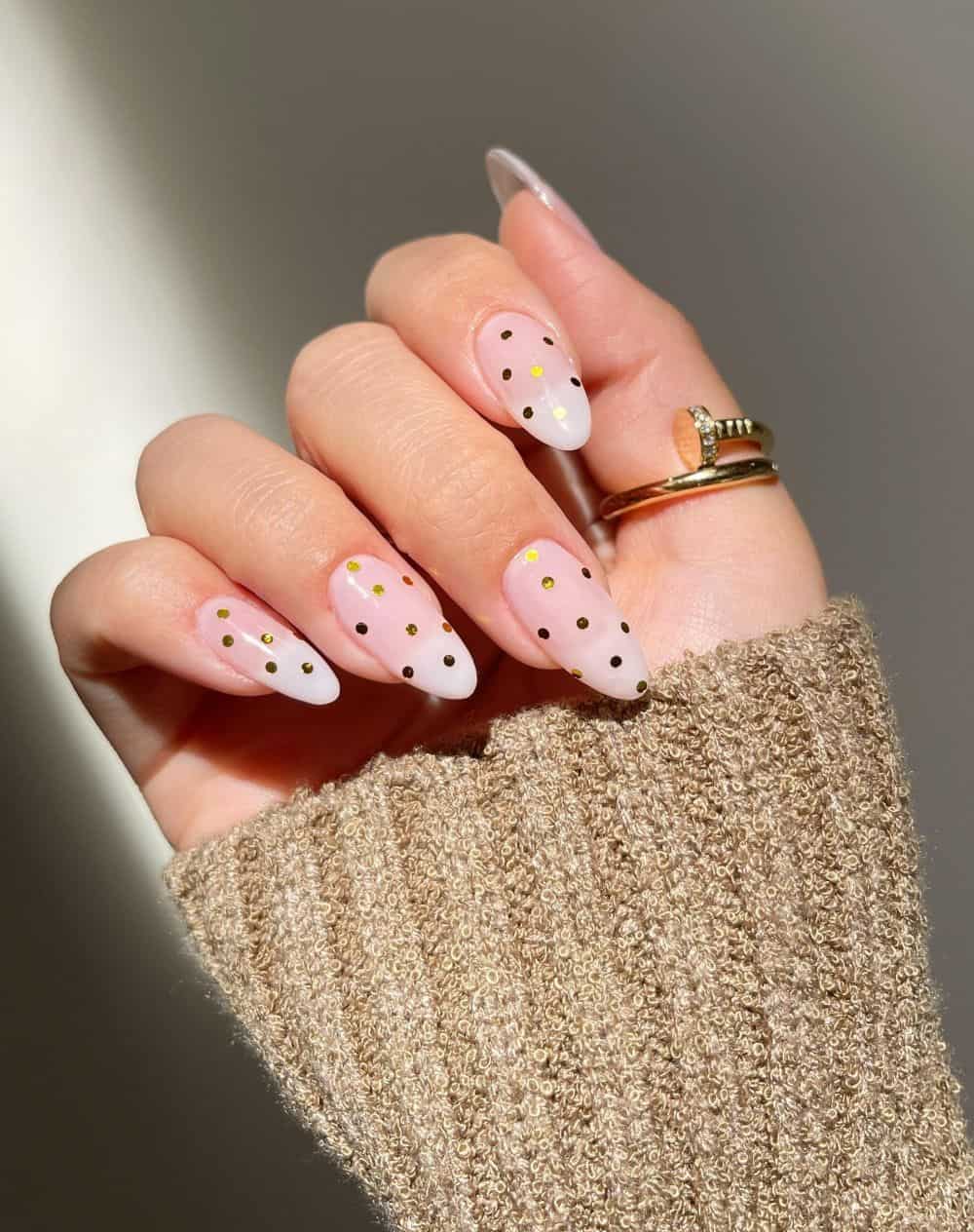Gold Polka Details