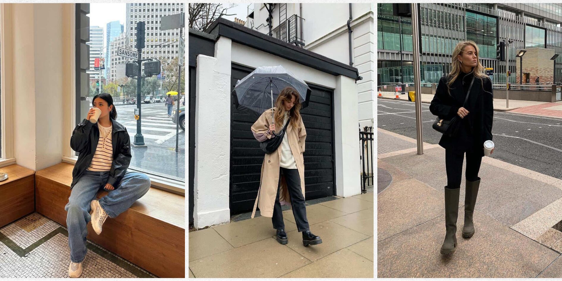 13 Stylish Rainy Day Outfits That Keep You Dry and Looking Good