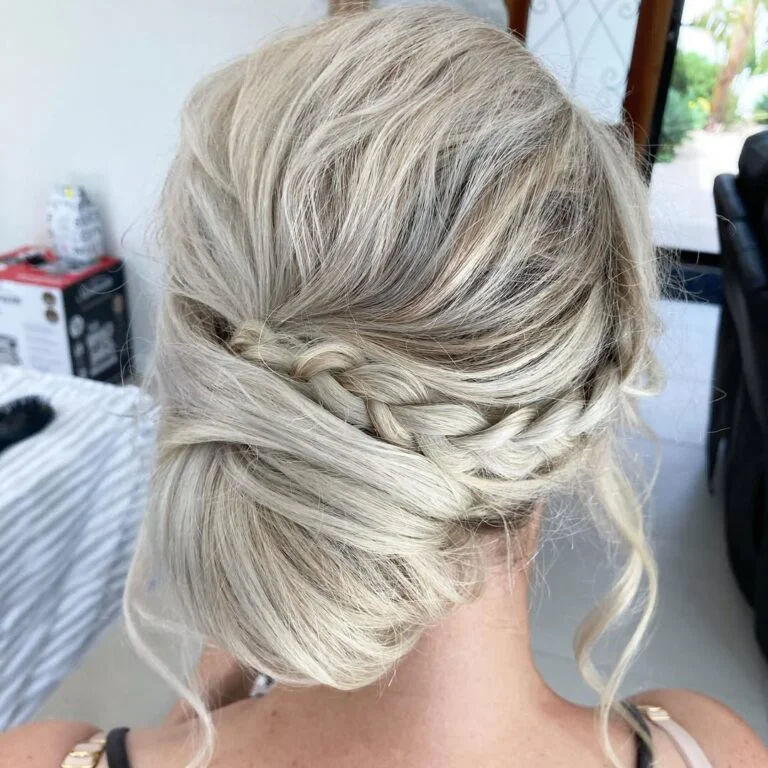 Braided Elegance Side Bun