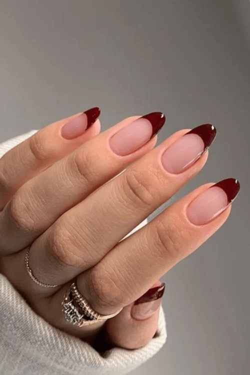 Soft wine French tips