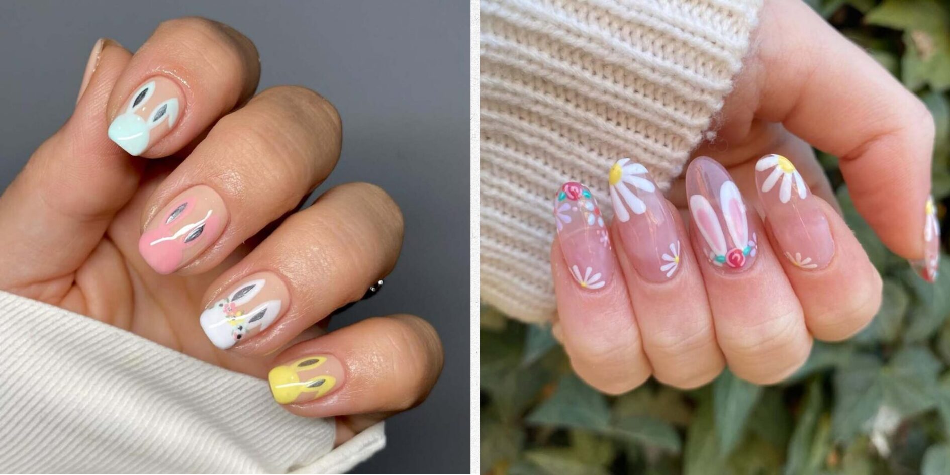 Chic Bunny Nail Art 30 Adorable Designs for a Playful Manicure