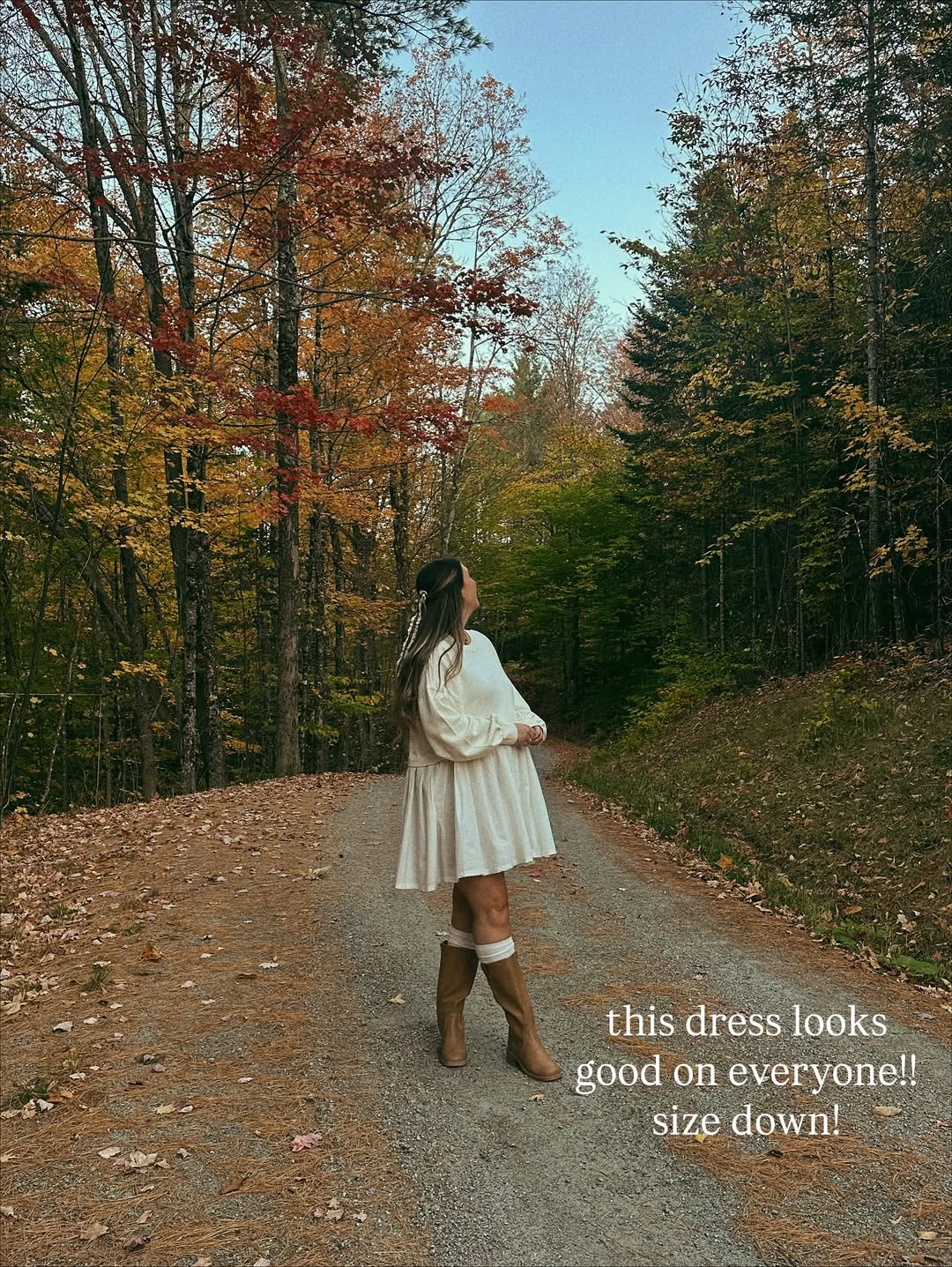 A layered outfit that is cozy and stylish for pregnancy.