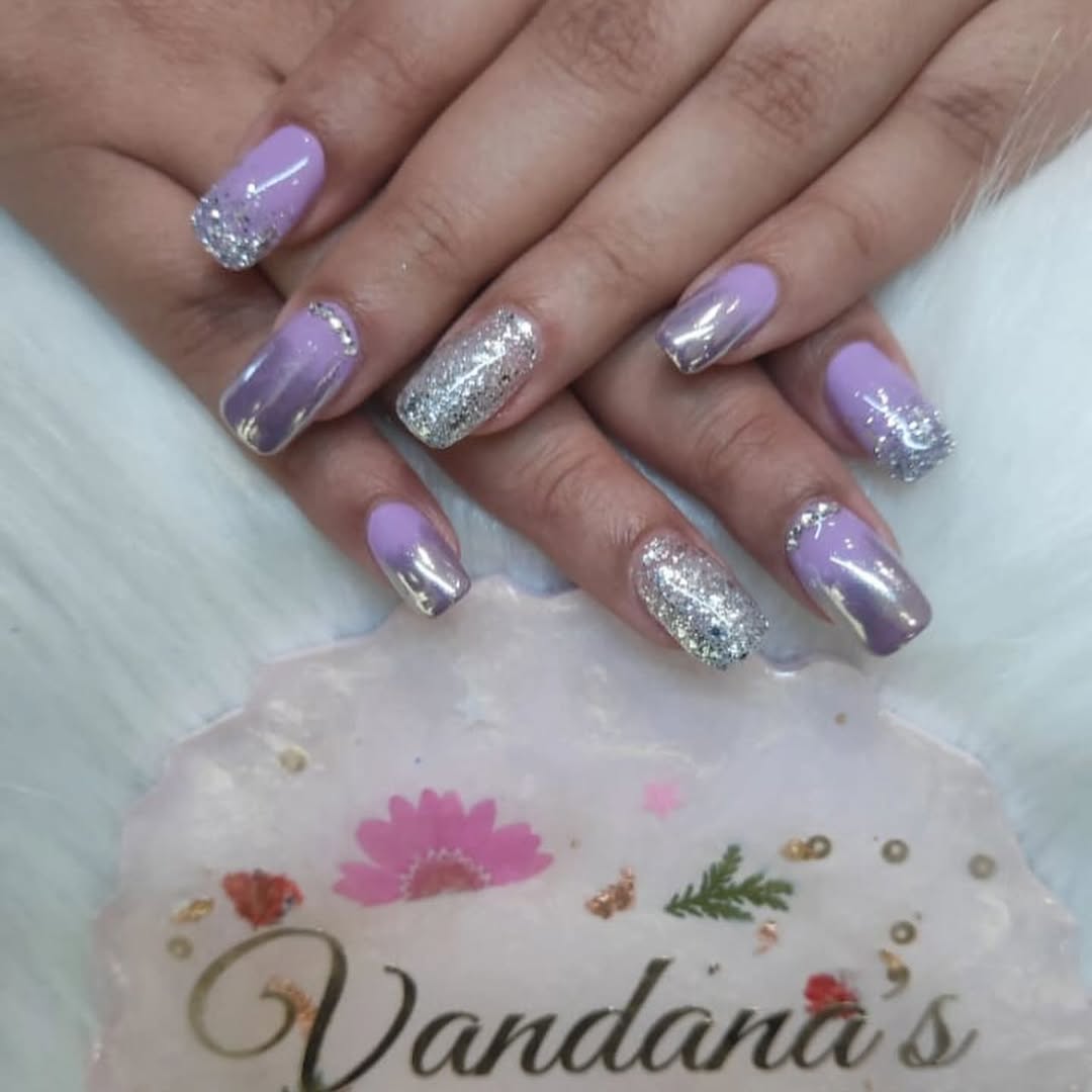 Lavender Glow-Up Nail Design