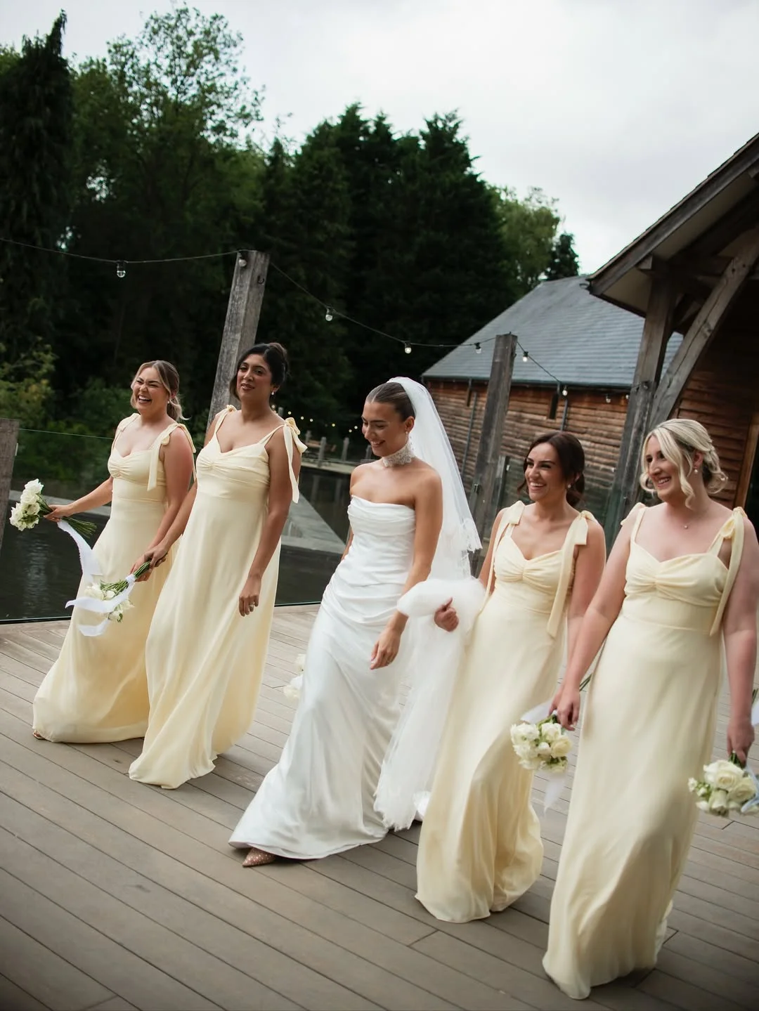 Modern Garden Glow bridesmaid dresses
