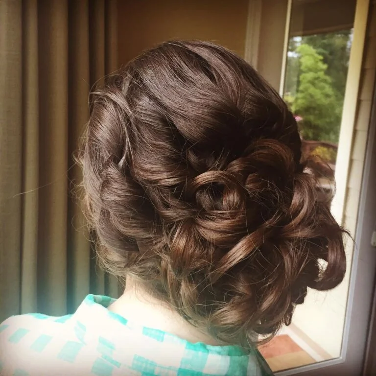 Modern Romantic Side Bun