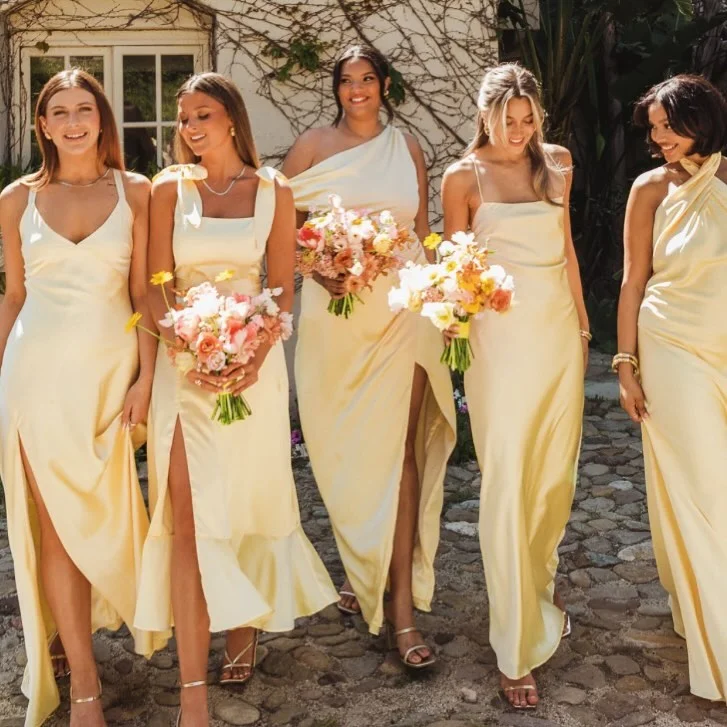 Modern Sunshine Edit bridesmaid dresses