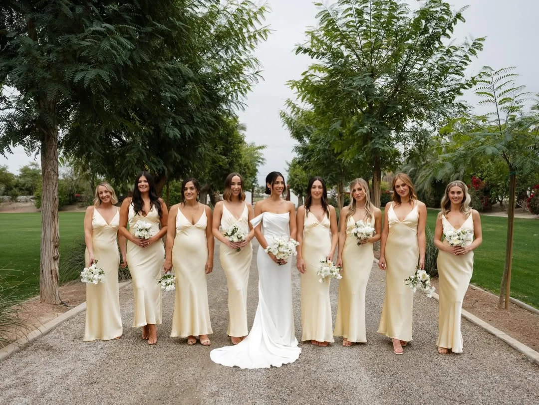 Playful Yet Polished bridesmaid dresses