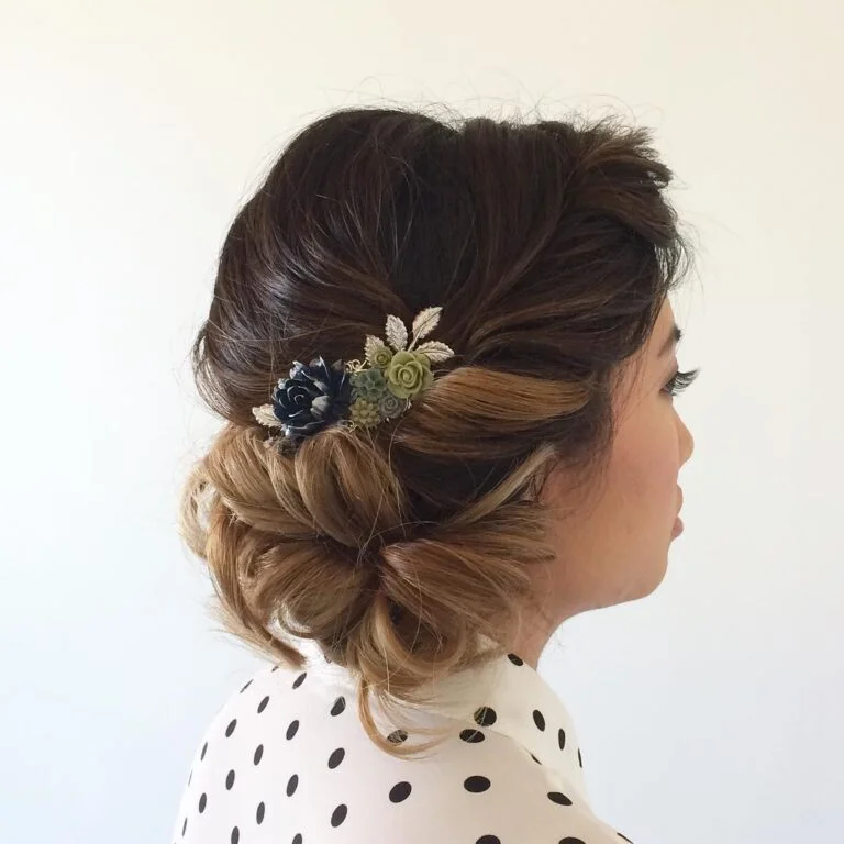 Romantic Waves & Side Bun