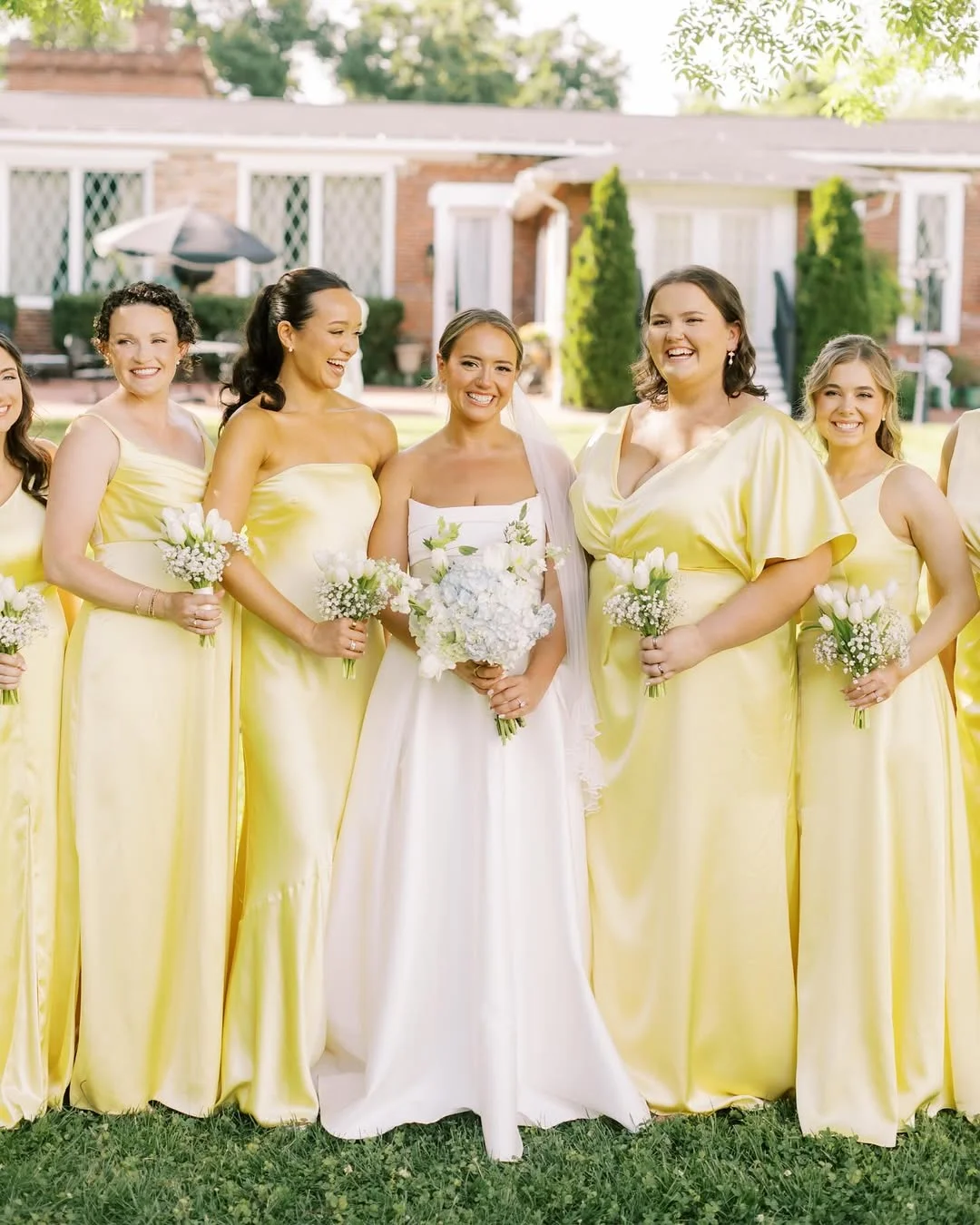 Warm & Whimsical Mix bridesmaid dresses