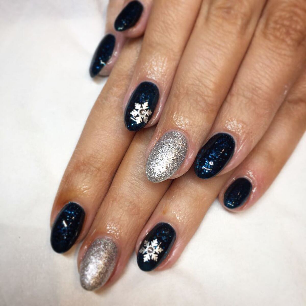 15. Starry Snowflake Elegance