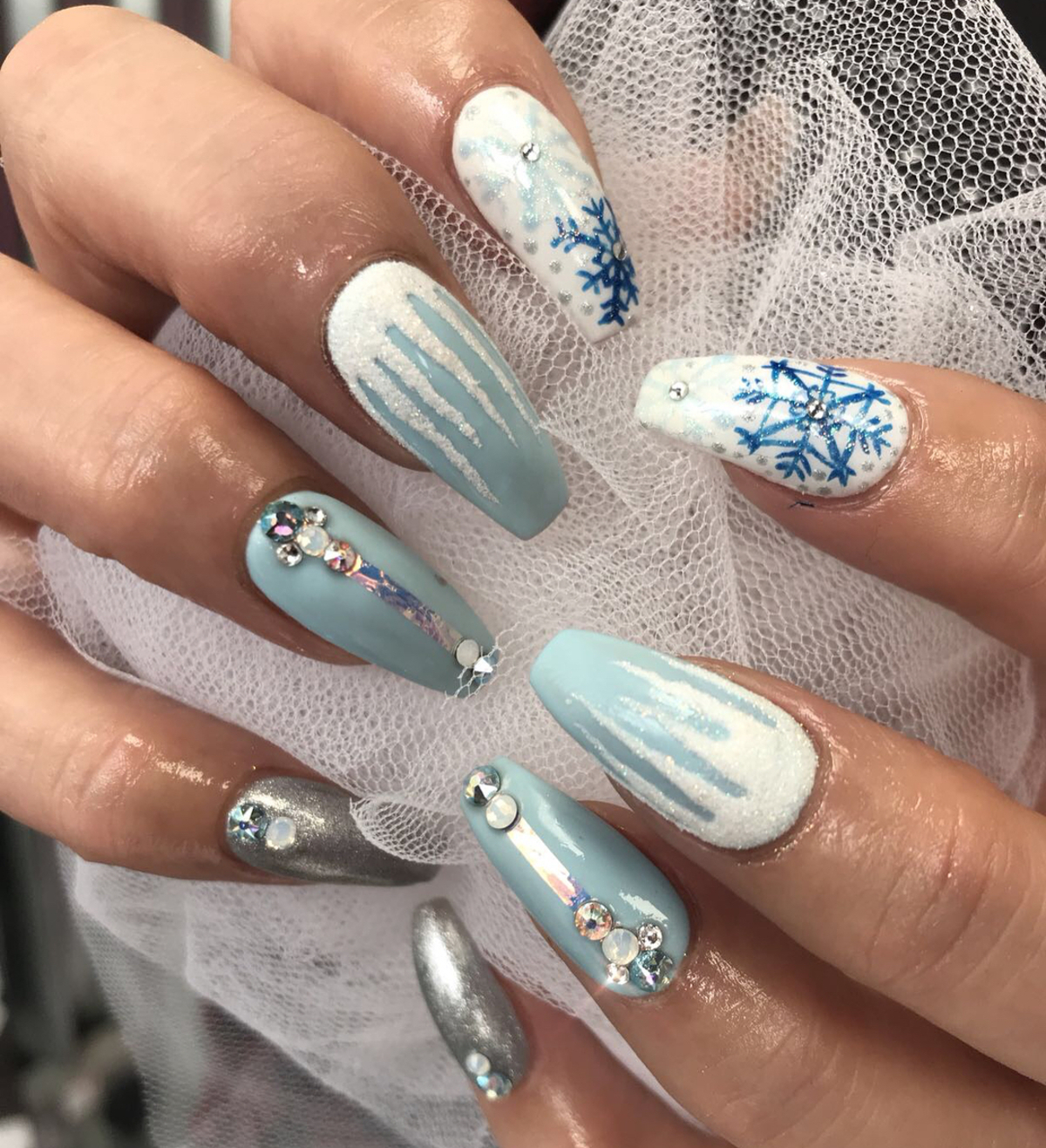 25. Frozen Silver Elegance