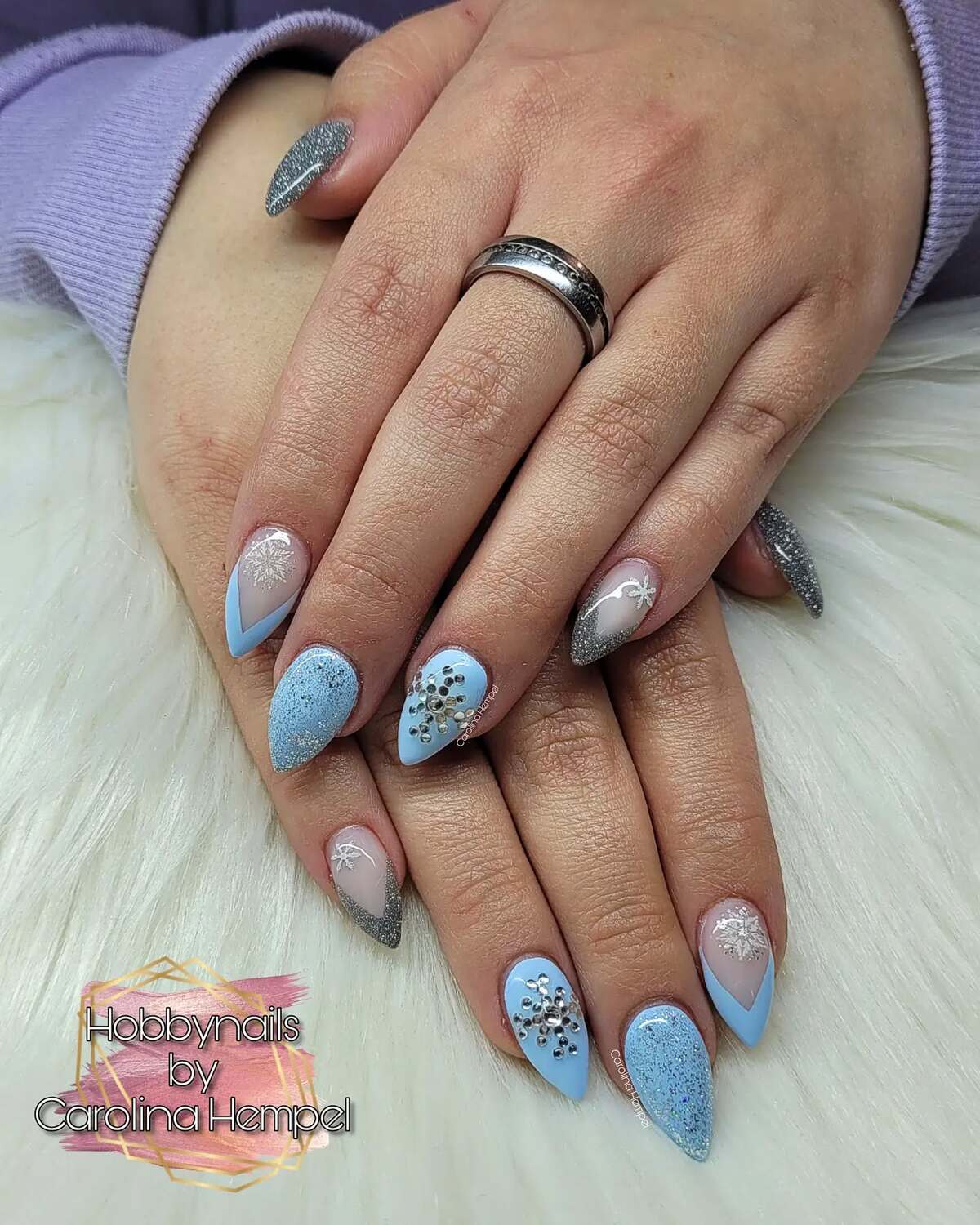 8. Icy Glamour Perfection