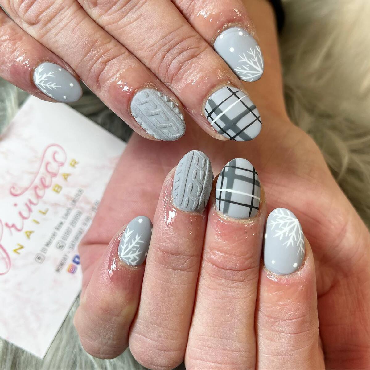 16. Winter Plaid and Knit Perfection