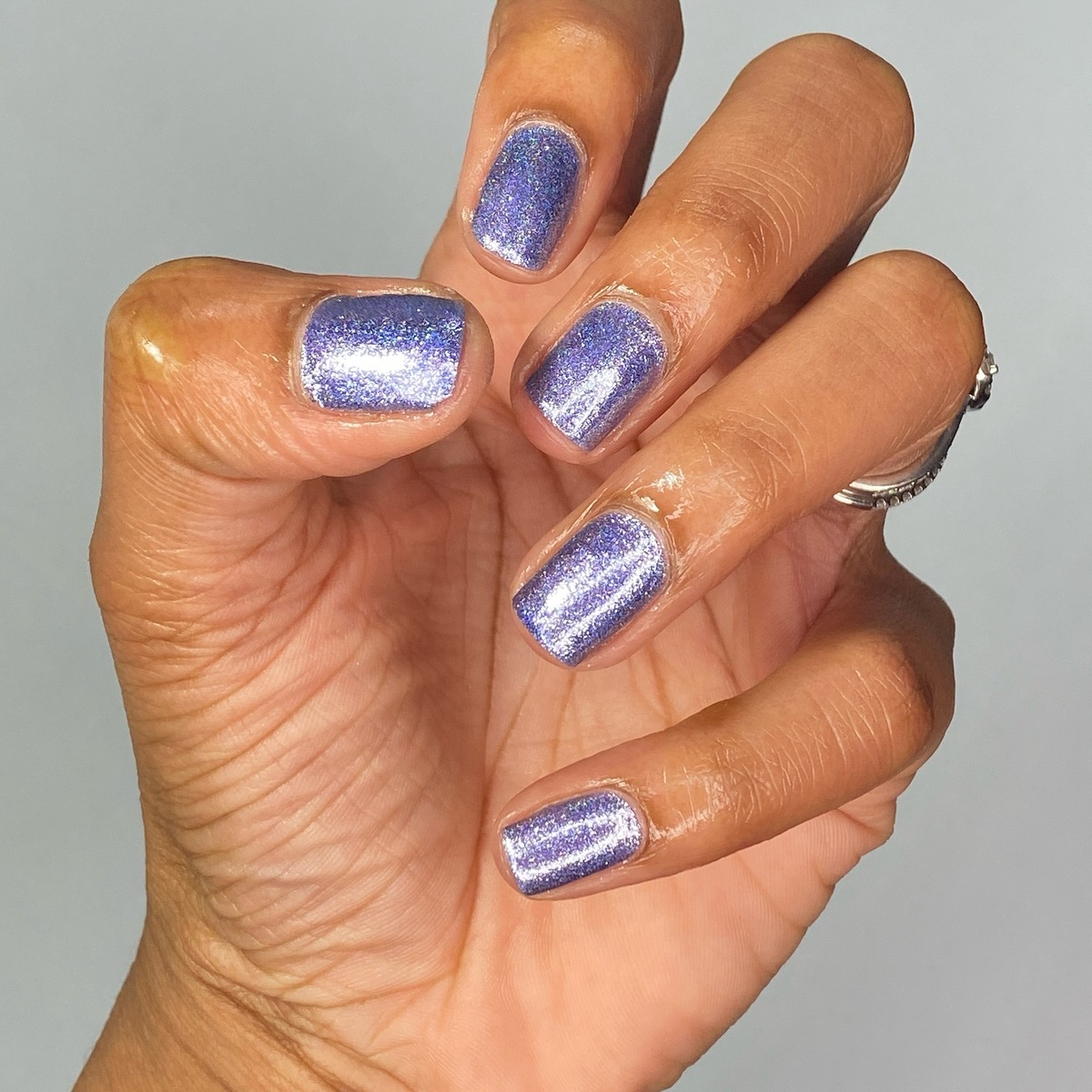 10. Metallic Lavender Frost
