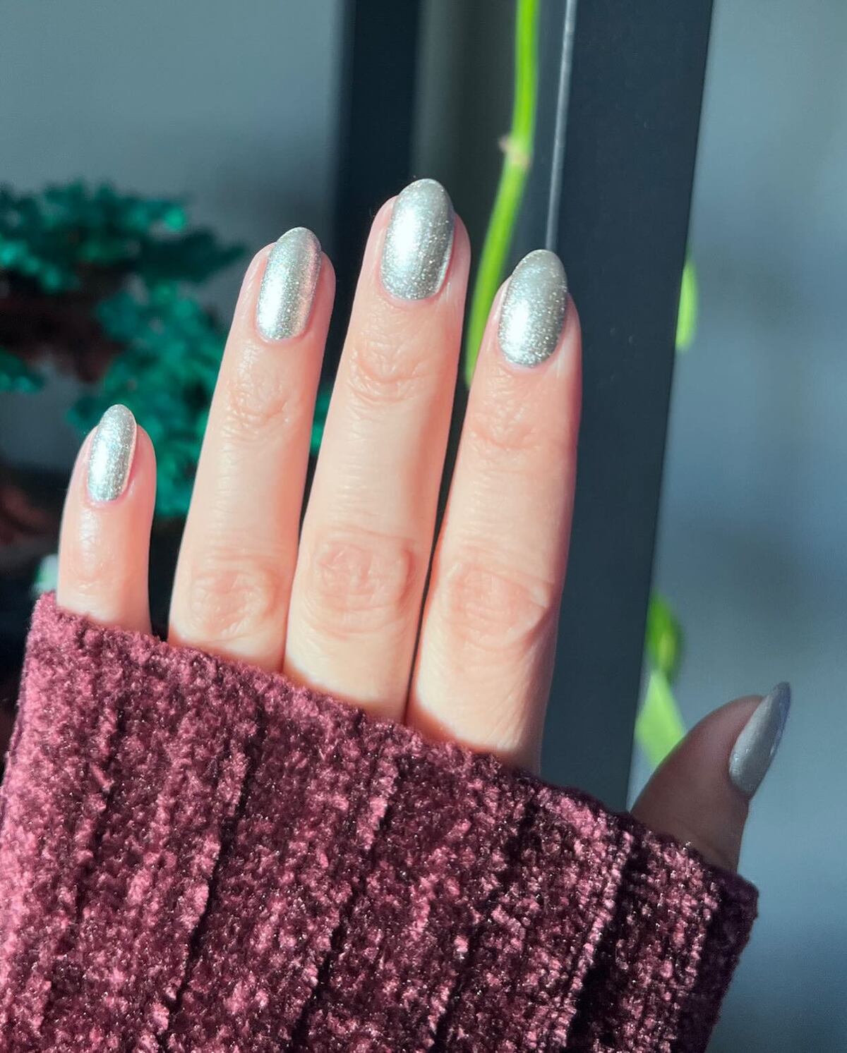 2. Frosted Silver Glow