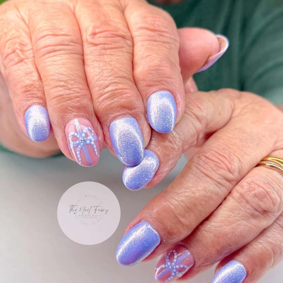 3. Icy Metallic Lavender Gift Glam