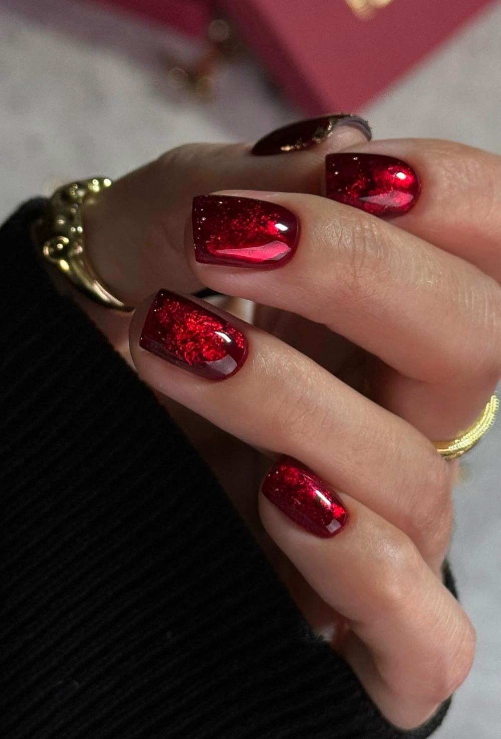 14. Hypnotic Red Swirls