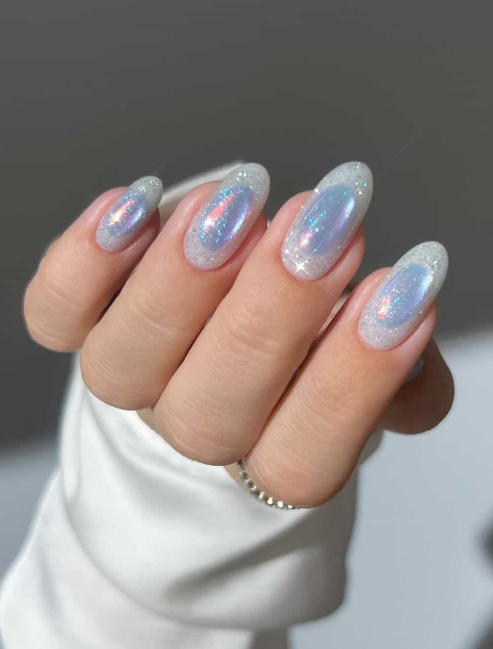 Ivory Opal Nails