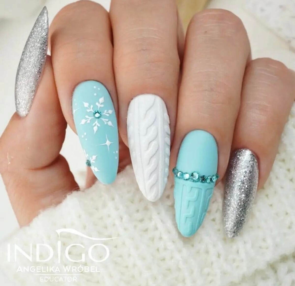 4. Cozy Blue Sparkle