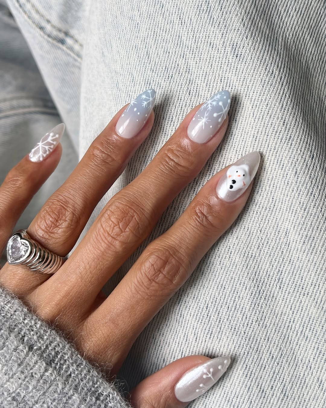 overglowedit - winter nails 2025 - winter nail designs