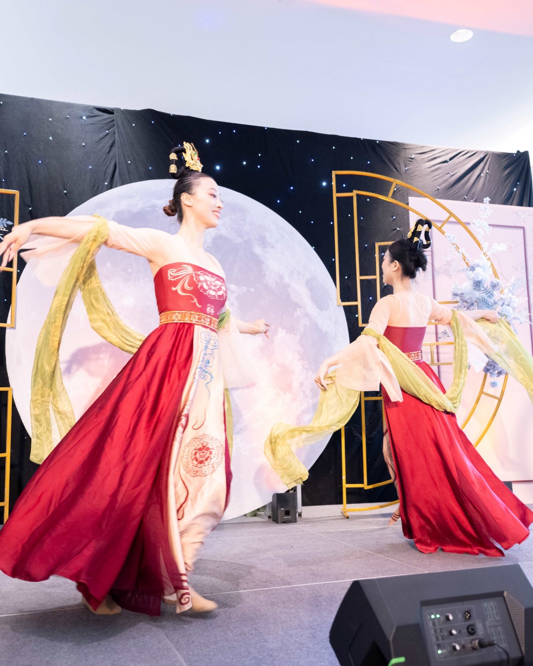 A vibrant trio showcasing how traditional elements blend with modern styling, statement jewelry, and contemporary confidence.