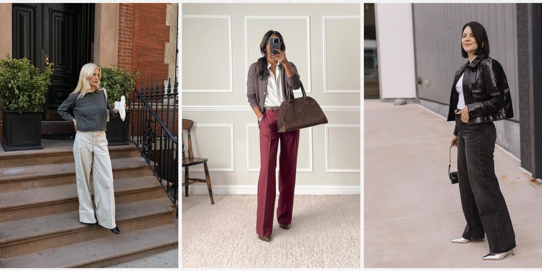 28 Wide Leg Pants Outfit Ideas Serving Structure, Flow, and Zero Apologies
