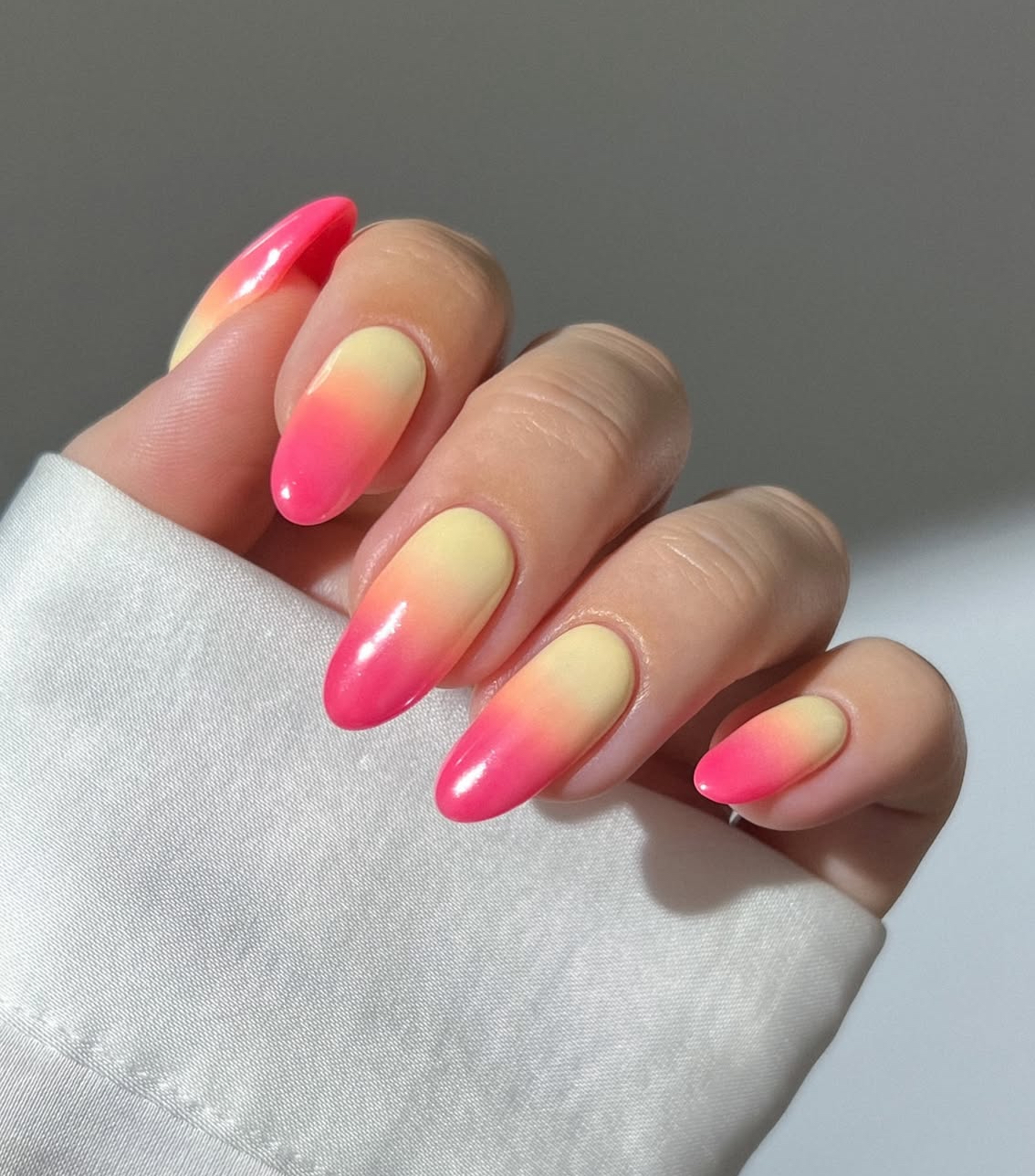 Sunset Sorbet Gradient Nails